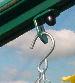 GREENHOUSES: ALUMINIUM GREENHOUSES and WOODEN GREENHOUSES - Hanging basket brackets and plant supports