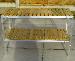 GREENHOUSES: ALUMINIUM GREENHOUSES and WOODEN GREENHOUSES - Staging 2 tier wooden slatted