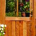 GREENHOUSES: ALUMINIUM GREENHOUSES and WOODEN GREENHOUSES - Door options